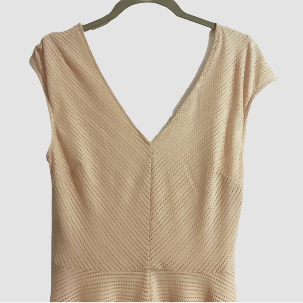 NWT! Bar III Dress Blush Pink Size Medium Fit and Flare Cap Sleeves‎ Fully Lined